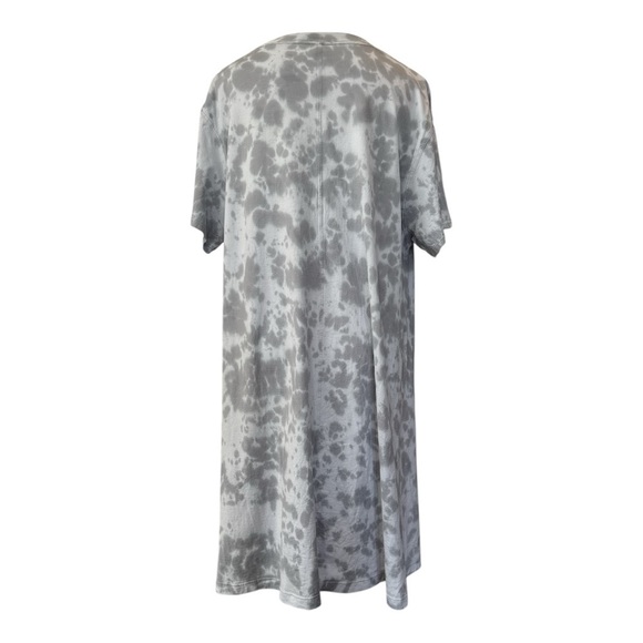 Lululemon Athletica All Yours Tee Dress Sz 8 Gray Tie Dye  Casual Athleisure - Picture 3 of 8